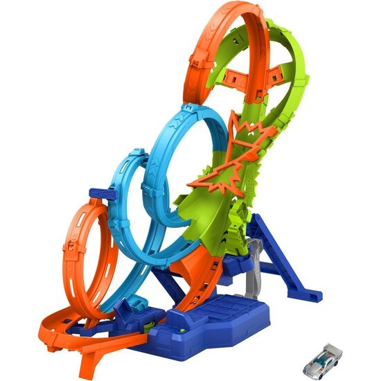 PISTA COLISION 4 LOOPINGS HOT WHEELS ACTION image 1