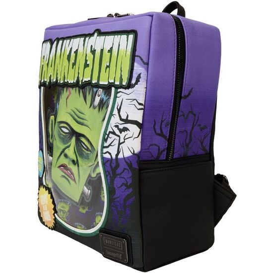 MOCHILA FRANKENSTEIN NEON MASK UNIVERSAL MONSTER LOUNGEFLY 28CM image 3