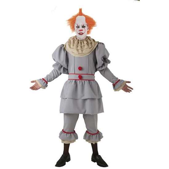 DISFRAZ PAYASO TERROR ADULTO T-XL image 0