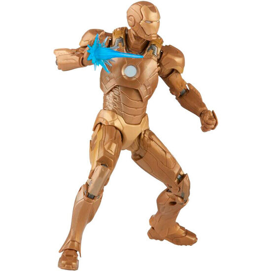 SET 2 FIGURAS HAPPY HOGAN AND IRON MAN MARK XXI IRON MAN 3 THE INFINITY SAGA MARVEL 15CM image 1