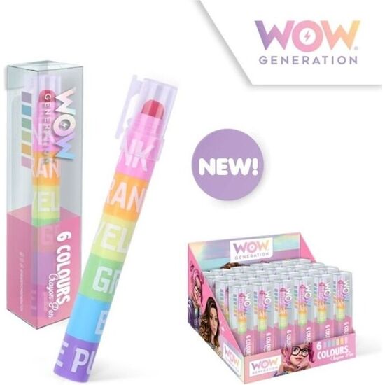 LAPIZ 6 COLORES WOW GENERATION image 1