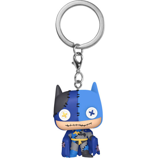 LLAVERO POCKET POP DC COMICS PATCHWORK BATMAN image 1