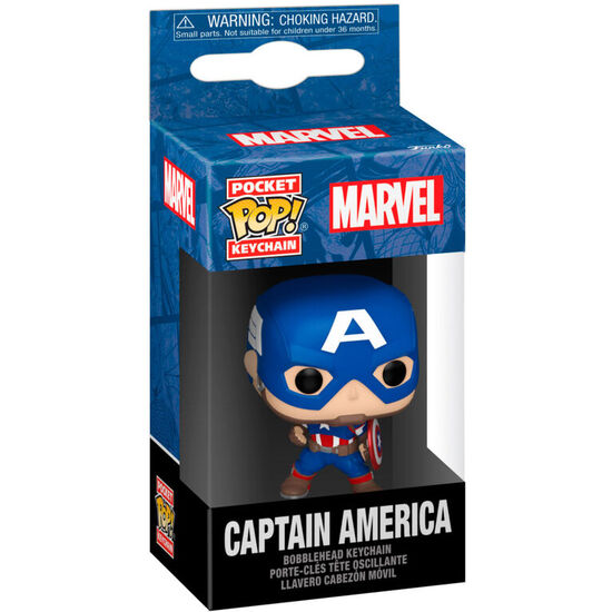LLAVERO POCKET POP MARVEL CAPITAN AMERICA CLASSICS image 0