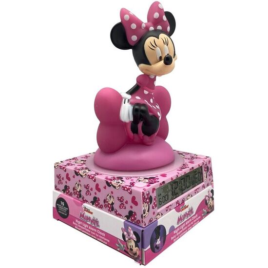 LAMPARA 3D CON DESPERTADOR MINNIE DISNEY image 2