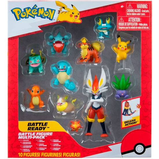BLISTER 10 FIGURAS BATTLE READY POKEMON image 0