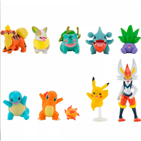 BLISTER 10 FIGURAS BATTLE READY POKEMON image 1