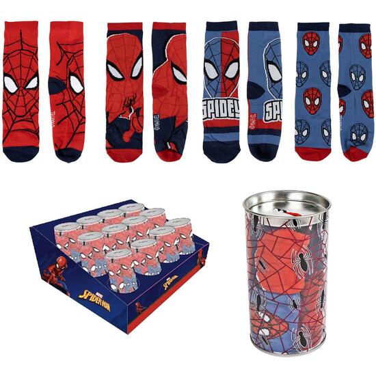 PACK CALCETINES 4 PIEZAS SPIDERMAN image 0