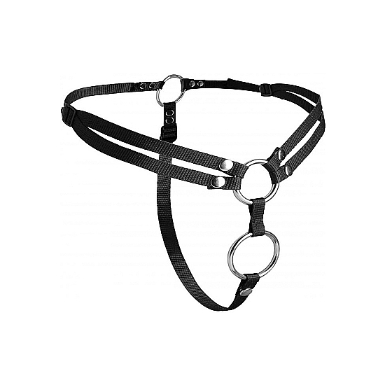 UNITY DOUBLE PENETRATION STRAP ON HARNESS image 0