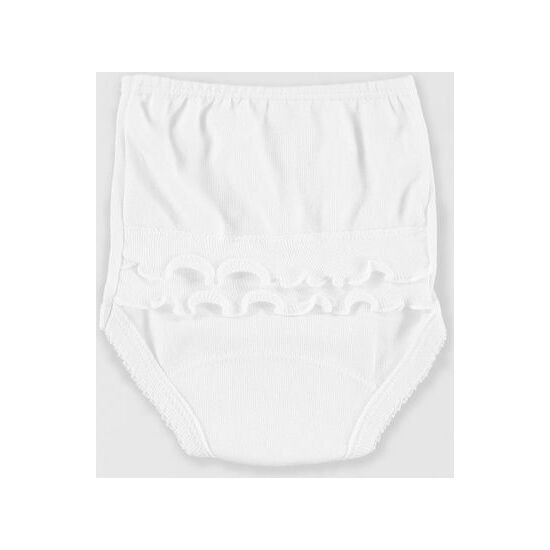 BRAGUITA BEBE VOLANTE PUNTO BLANCO TALLA 36 image 0
