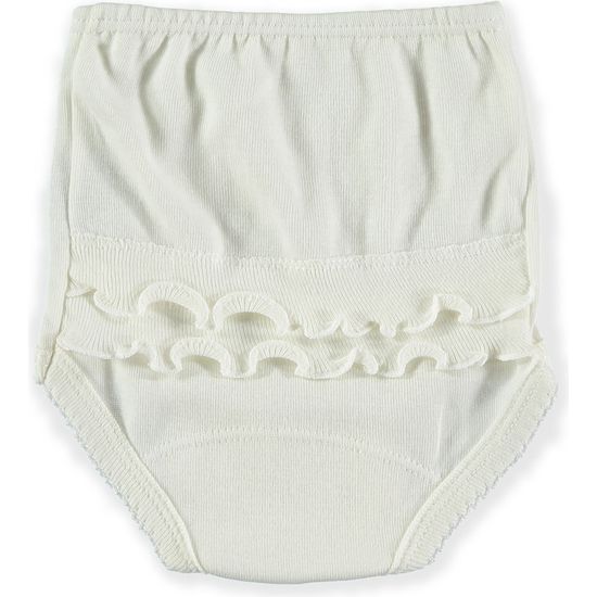 BRAGUITA BEBE VOLANTE PUNTO BEIGE TALLA 24 image 0