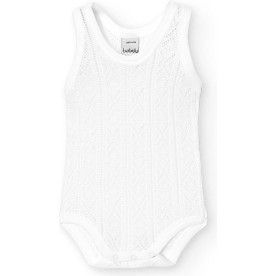 BODY TIRANTE SPORT PERLE BLANCO TALLA 3 image 0