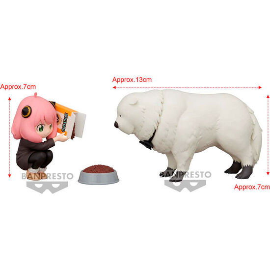 FIGURA ANYA FORGER & BOND FORGER II BREAK TIME SPY X FAMILY 13CM image 1