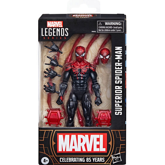 FIGURA SUPERIOR SPIDERMAN CELEBRATING 85 YEARS MARVEL 15CM image 0