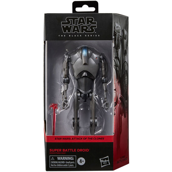 FIGURA SUPER BATTLE DROID ATTACK OF THE CLONES STAR WARS 15CM image 0