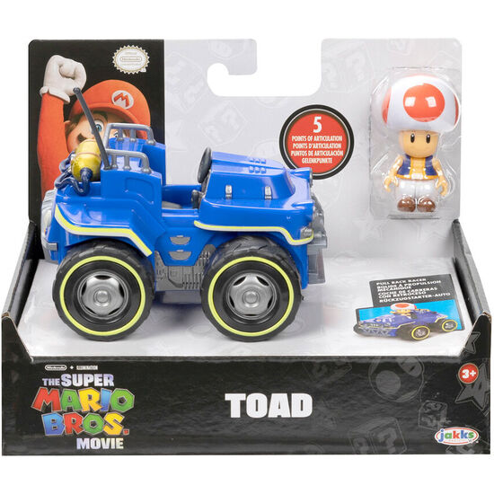 FIGURA TOAD KART LA PELICULA MARIO KART 7CM image 0