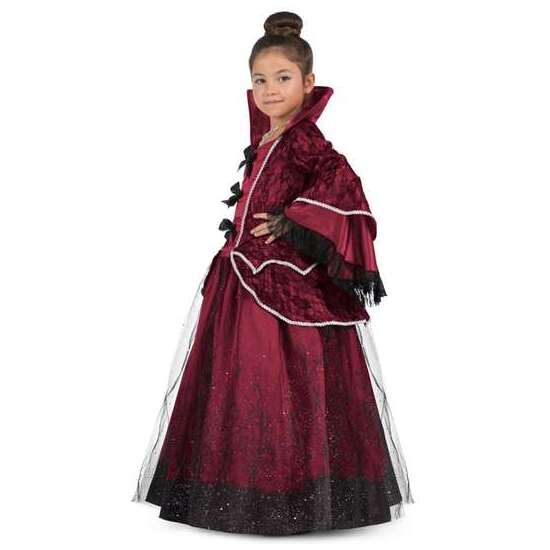 DISFRAZ REINA VAMPIRA VESTIDO Y ENAGUA TALLA 7-9 Y image 2