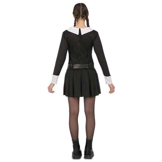 DISFRAZ NIÑA SINIESTRA VESTIDO Y CINTURÓN TALLA XXXL image 2