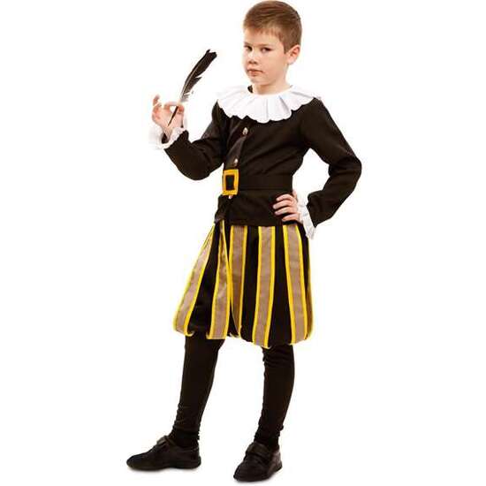 DISFRAZ CERVANTES 5-6 AÑOS (CUELLO, CHAQUETA, CINTURÓN Y PANTALONES) image 1