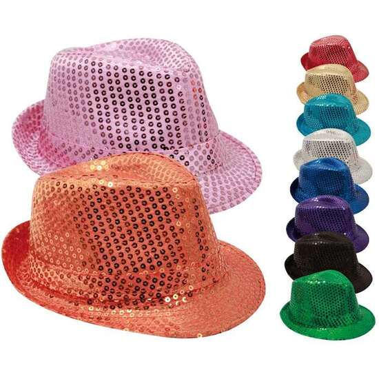 GORRO DE LENTEJUELAS 58 CM  - MODELOS SURTIDOS image 0