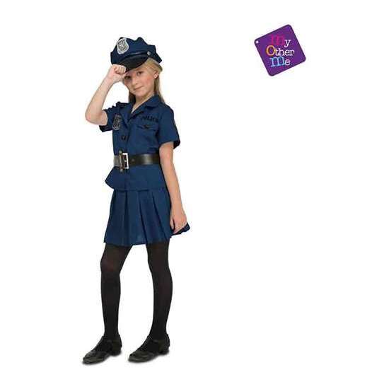 DISFRAZ POLICÍA 10-12 AÑOS (SOMBRERO, CHAQUETA, CINTURÓN Y FALDA) image 0