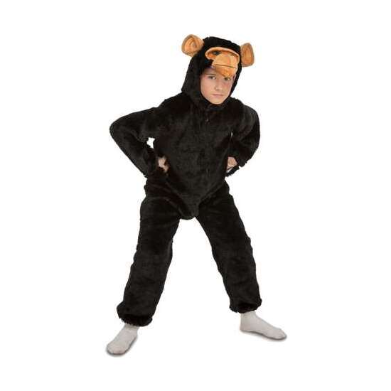 DISFRAZ CHIMPANCÉ 10-12 AÑOS (MONO CON CAPUCHA) image 1