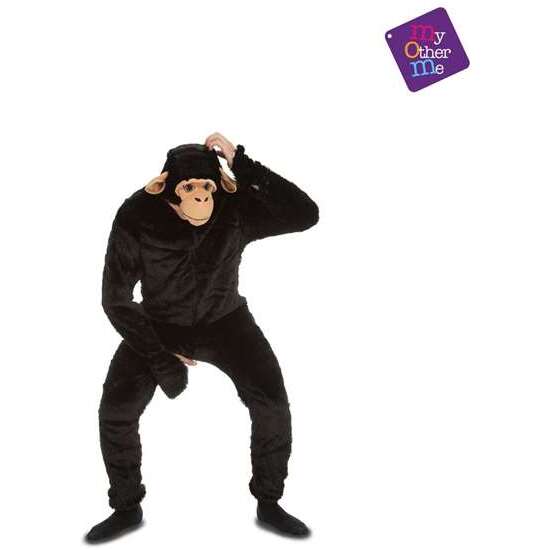 DISFRAZ CHIMPANCÉ XS (MONO CON CAPUCHA) image 0