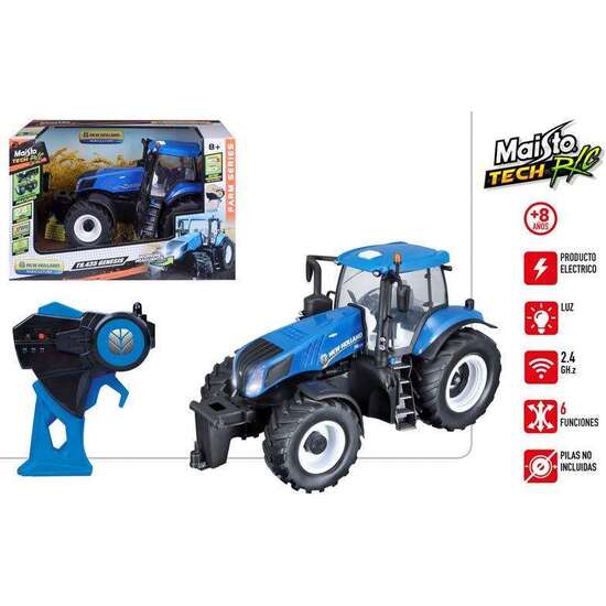 TRACTOR RADIO CONTRO CON LUZL NEW HOLLAND T8.435 GENESIS-2.4 GHZ. image 0