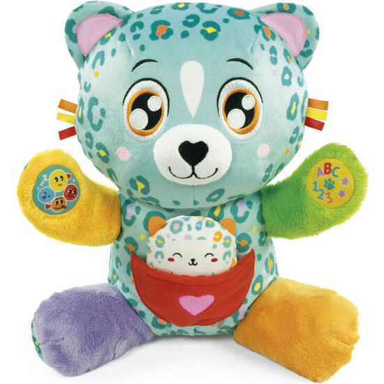 PELUCHE BEBE LEOPARDO INTERACTIVO image 0