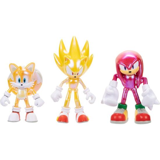 BLISTER 3 FIGURA ULTIMATE TEAM UP SONIC THE HEDGEHOG 10CM image 1
