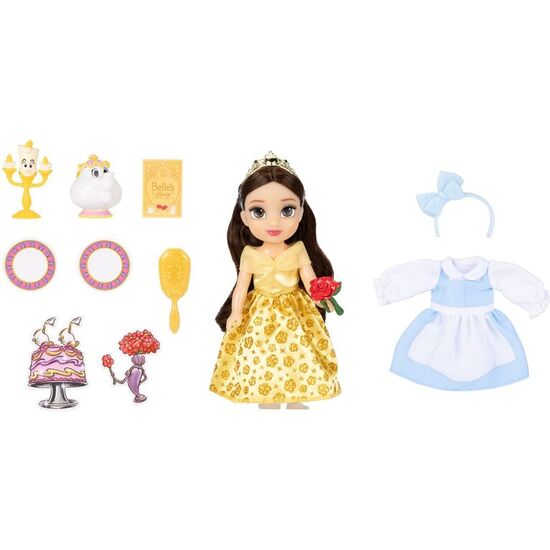 MUÑECA BELLA LA BELLA Y LA BESTIA DISNEY 15CM image 1