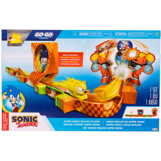 PLAYSET SUPER SONIC DELUXE GO GO RACERS SONIC image 0