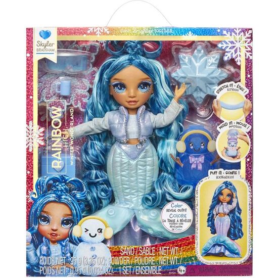 MUÑECA SKYLER BRADSHAW INVIERNO AZUL RAINBOW HIGH image 0