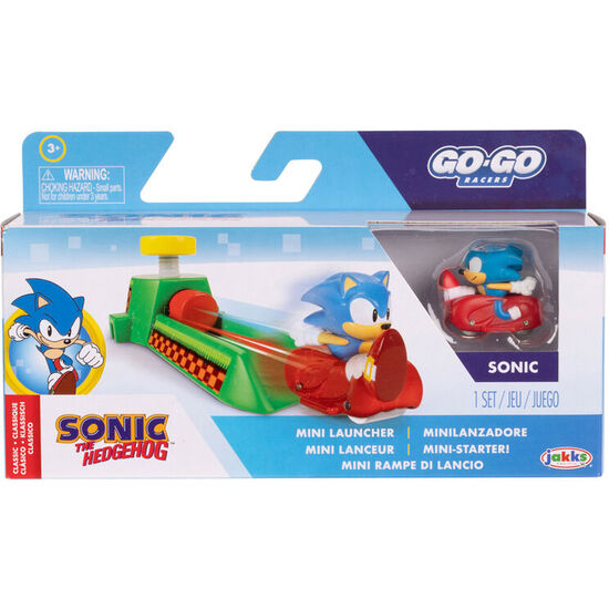 COCHE LAUNCHERS GO GO RACERS SONIC SURTIDO image 1