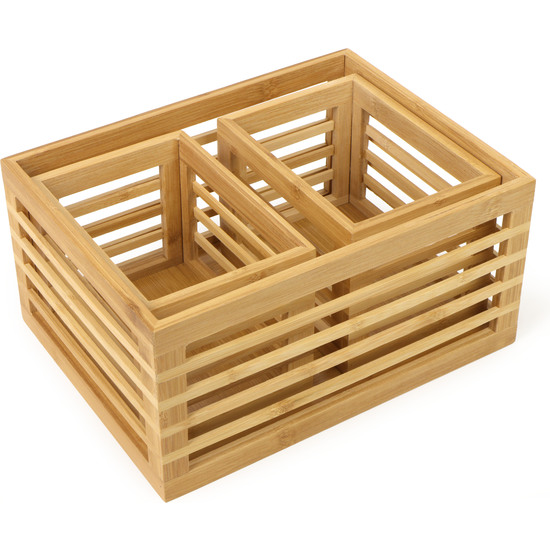 SET-3 CAJAS BAMBU ORDENAC.2 MEDIDAS CONFORTIME image 0