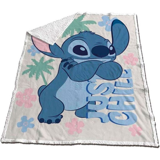 MANTA CORALINA SHERPA STITCH DISNEY 130X170CM image 0
