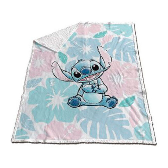 MANTA CORALINA SHERPA STITCH DISNEY 130X170CM image 0