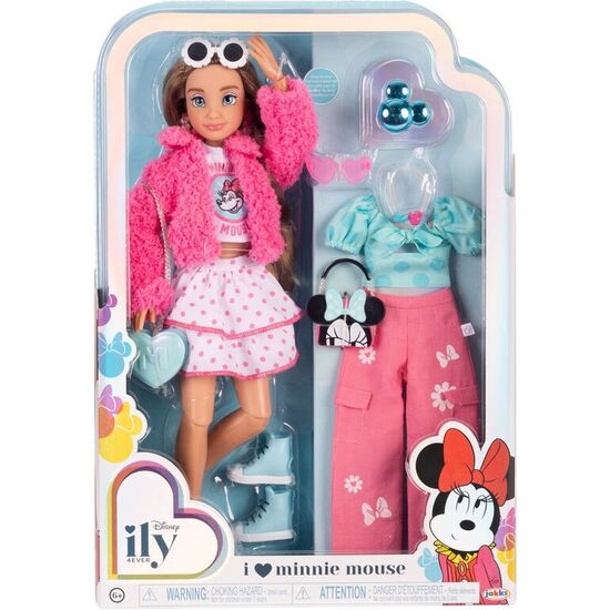 MUÑECA FASHION DOLL MINNIE DISNEY ILY 4EVER 28CM image 0
