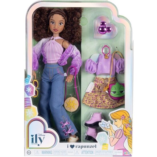 MUÑECA FASHION DOLL RAPUNZEL DISNEY ILY 4EVER 28CM image 0