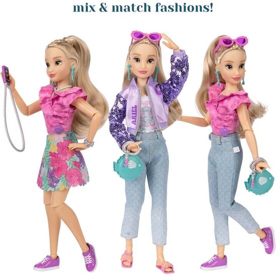 MUÑECA FASHION DOLL ARIEL LA SIRENITA DISNEY ILY 4EVER 28CM image 1