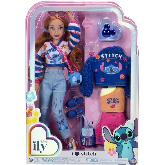 MUÑECA FASHION DOLL STITCH DISNEY ILY 4EVER 28CM image 0