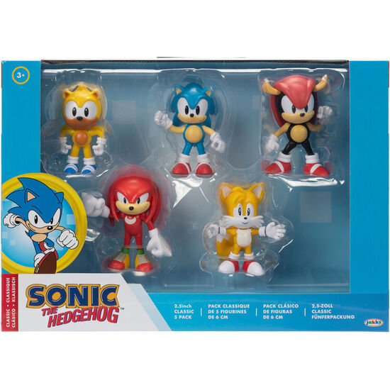 BLISTER 5 FIGURAS SONIC THE HEDGEHOG 6CM image 0