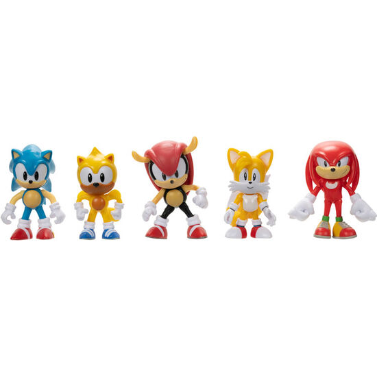 BLISTER 5 FIGURAS SONIC THE HEDGEHOG 6CM image 1
