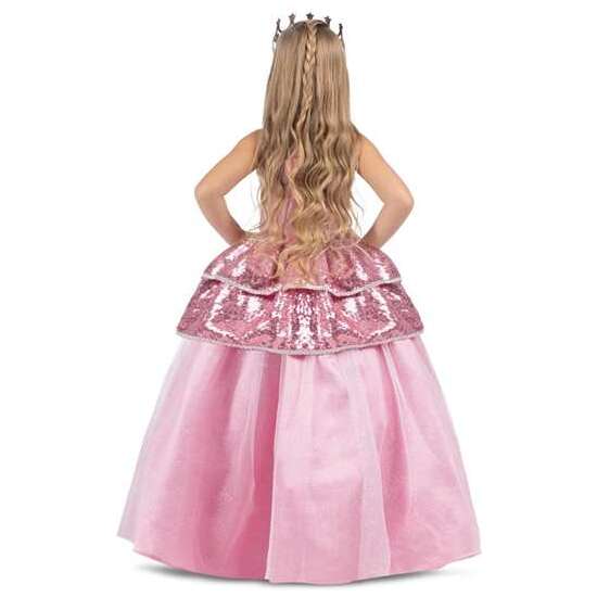 DISFRAZ PRINCESA ROSA TIARA, VESTIDO Y ENAGUA TALLA 3-4 Y image 3