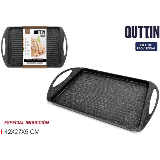 PARRILLA 42X27X5CM RECT. GRILL QUTTIN image 1