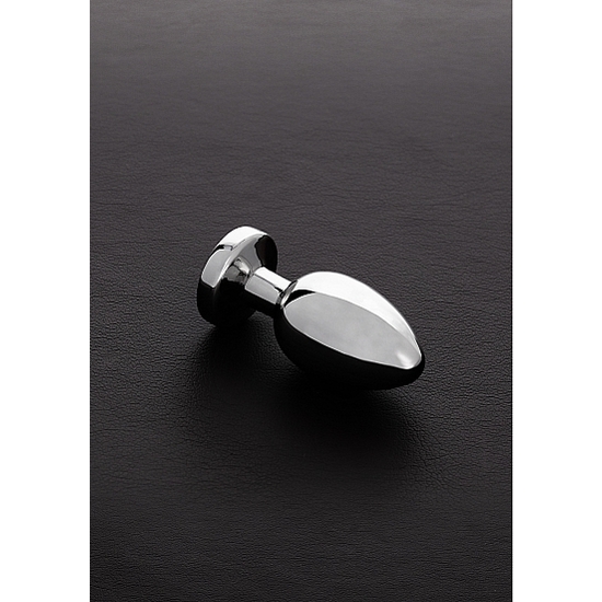 JEWELED BUTT PLUG RED - SMALL image 1
