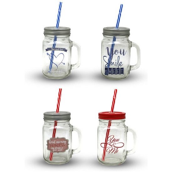 MUG LETRAS 420ML - DISEÑOS SURTIDOS image 0