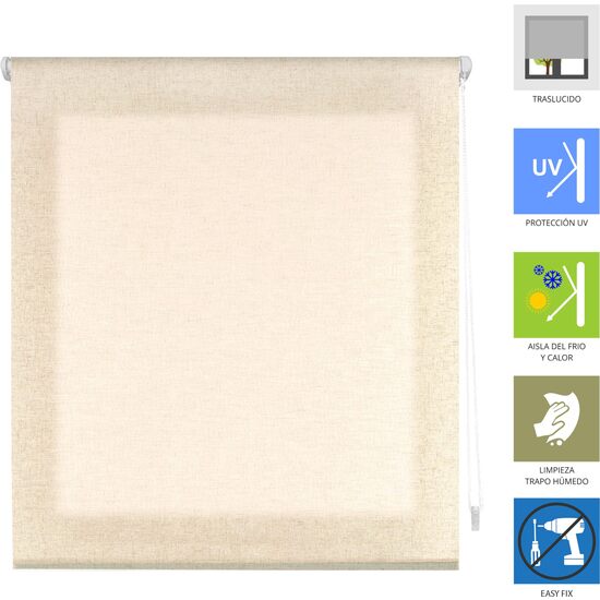 ESTOR ENROLLABLE AURE LINO 118-LINO 87X180 118-LINO image 2