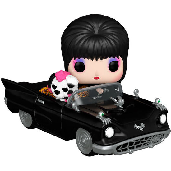 FIGURA POP RIDES DELUXE ELVIRA MISTRESS OF THE DARK ELVIRA & GONK image 1