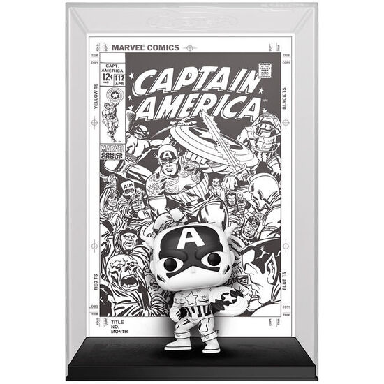 FIGURA POP COMIC COVERS MARVEL CAPTAIN AMERICA image 1
