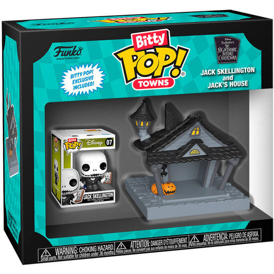 FIGURA BITTY POP TOWN DISNEY PESADILLA ANTES DE NAVIDAD JACK AT HOME image 0
